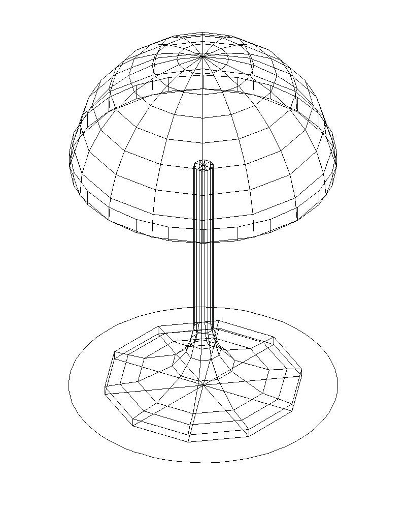 800x999 Table Lamps ~ Round Table Lamp Cad Drawings Lamps Touch Walmart