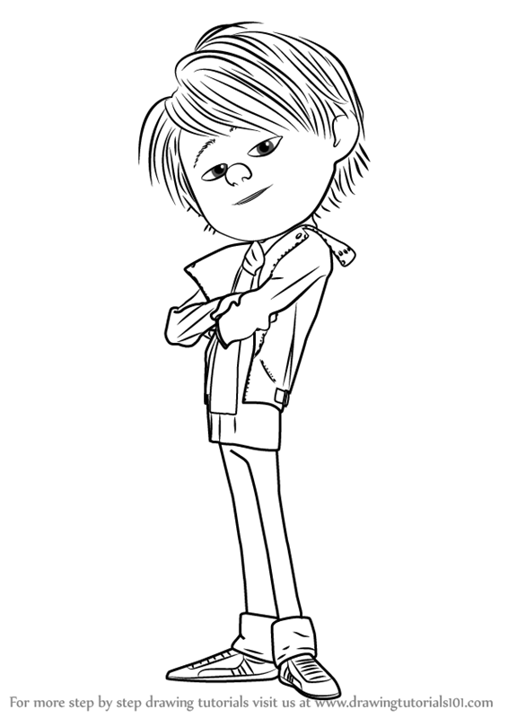 566x800 Learn How To Draw Antonio Perez From Despicable Me 2 (Despicable