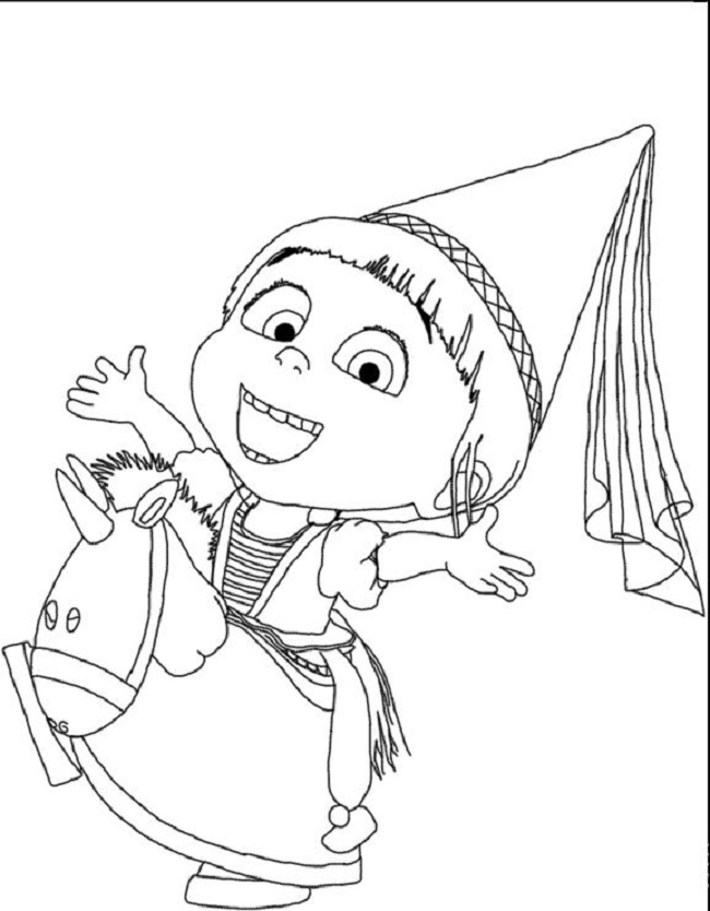 Despicable Me Agnes Drawing at GetDrawings | Free download