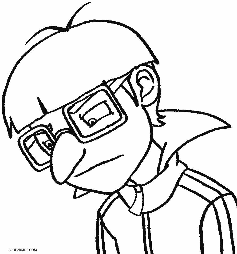 1008x1080 Despicable Me Coloring Pages