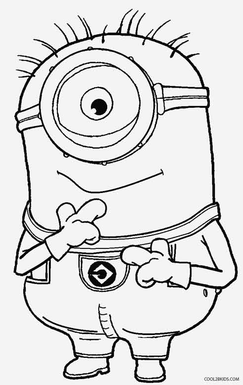 492x778 Printable Despicable Me Coloring Pages For Kids Cool2bkids