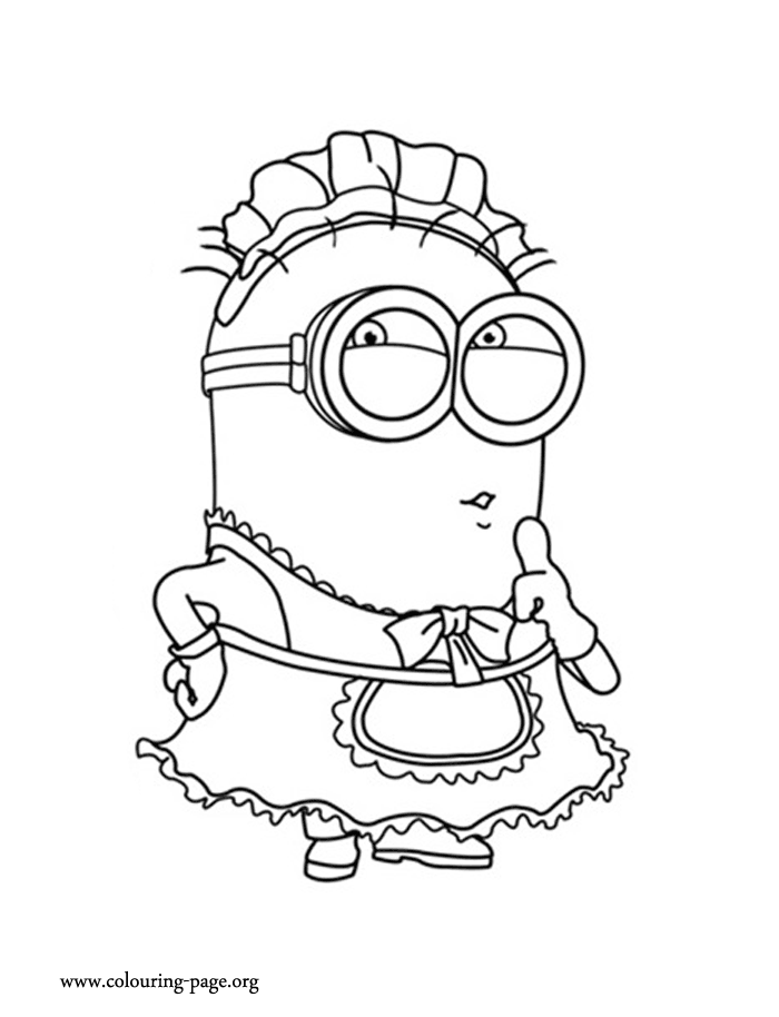 700x914 Phil Is One Of The Minions. He Is Usually Dressed Up As A Maid