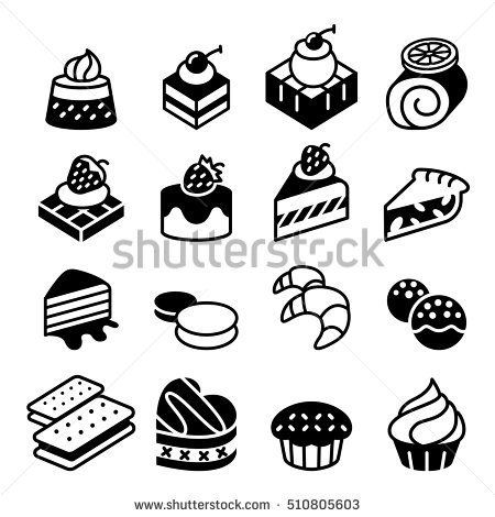 450x470 Dessert Amp Bakery Icon Set Cupcake To Draw Hand
