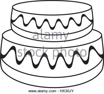 354x320 Drawing Cake Wedding Dessert Stock Vector Art Amp Illustration