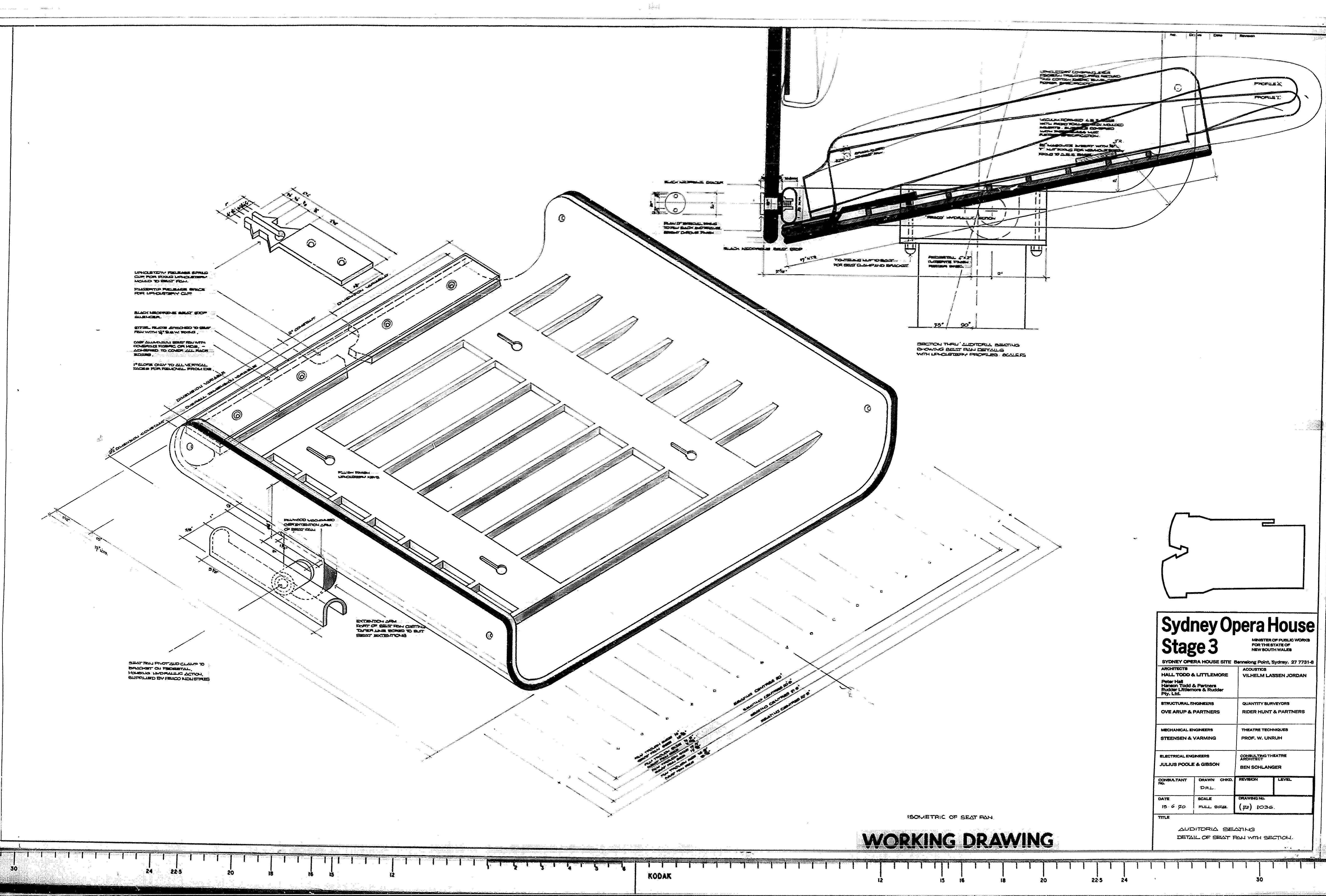 6378x4312 Working Drawing, Chair Detail, 1970 (Nsw State Records) Dhub