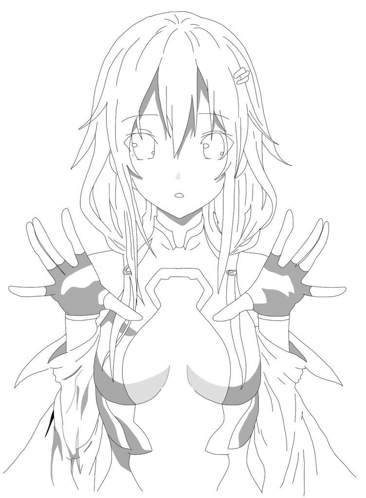 752x1024 How To Draw Inori From A Guilty Crown Anime Amino