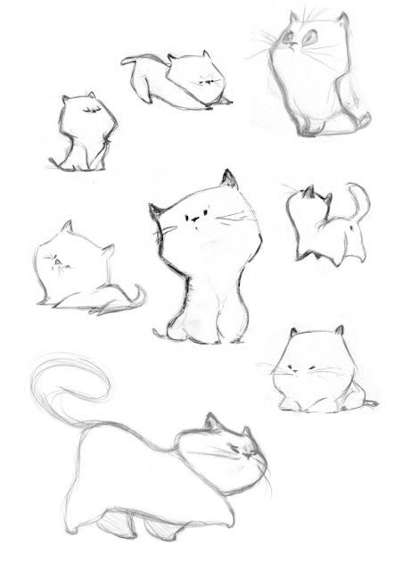 452x640 How To Draw A Cat