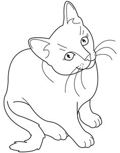 236x300 Free Cat Coloring Pages For Adults