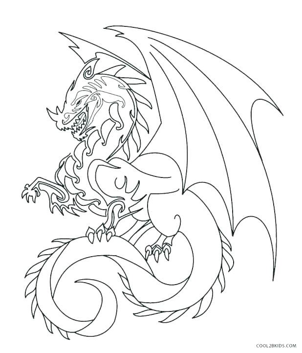 618x722 Dragon Coloring Pages Printable Dragon Coloring Pages Printable