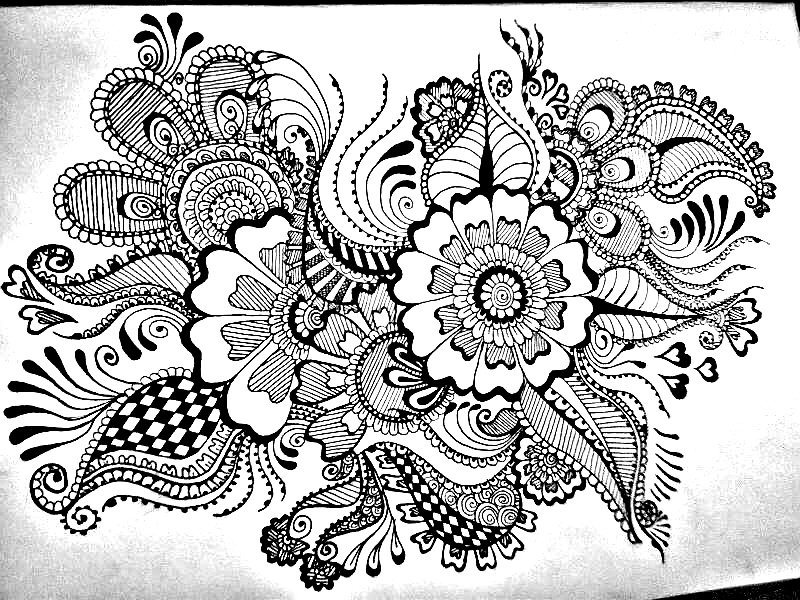 800x600 Detailed Henna Drawings