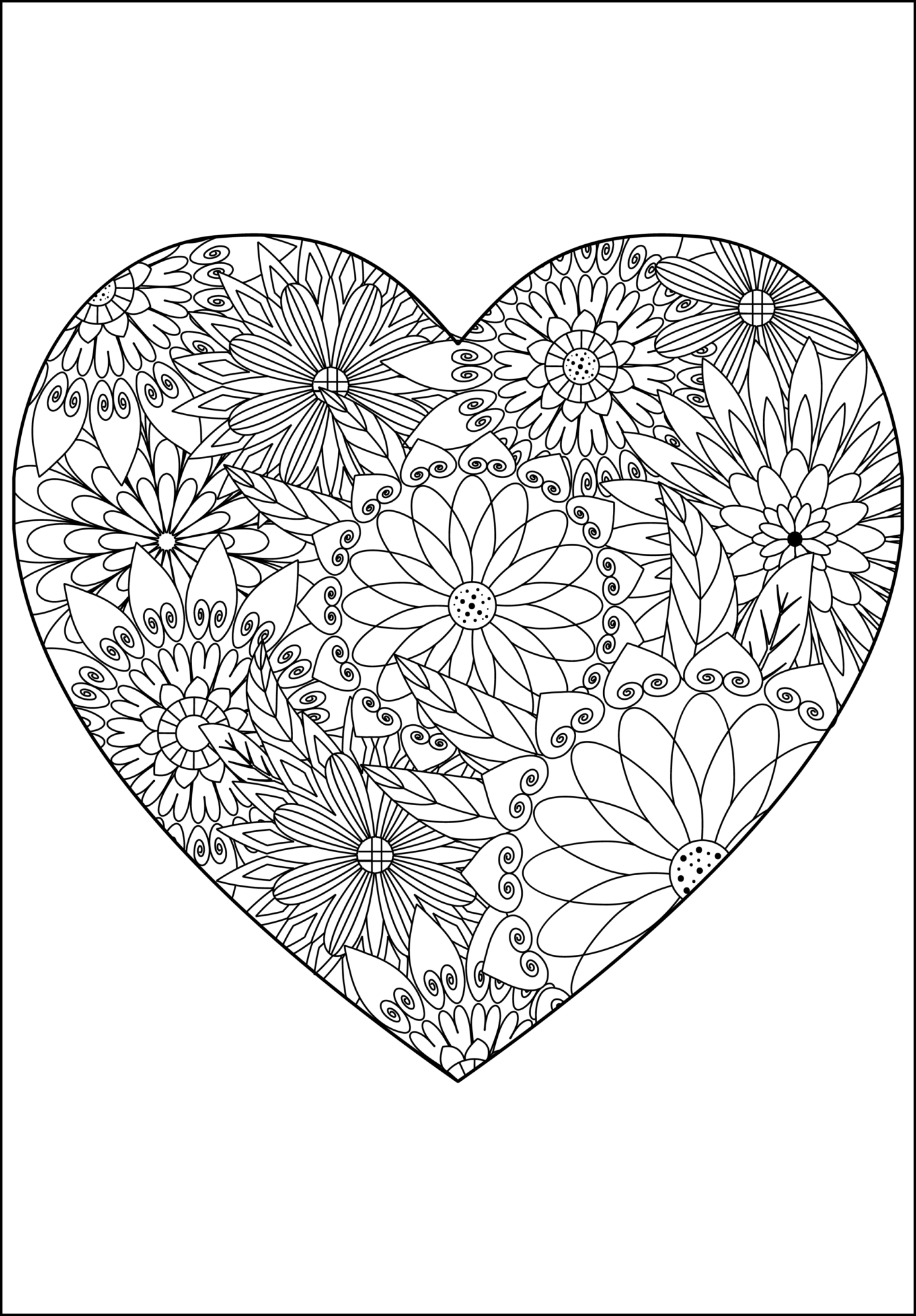 1426x2048 Detailed Flower Heart