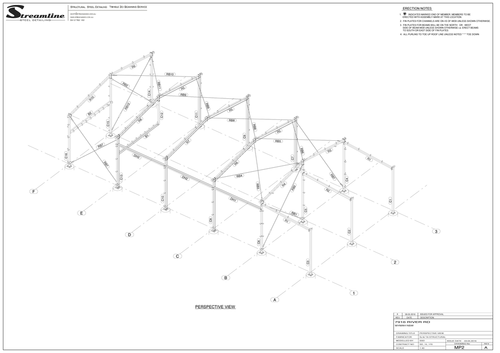 1000x707 Drawings Streamline Steel Detailing