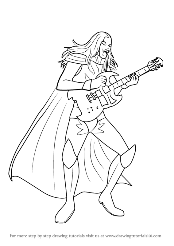 567x800 Learn How To Draw Johannes Krauser Ii From Detroit Metal City