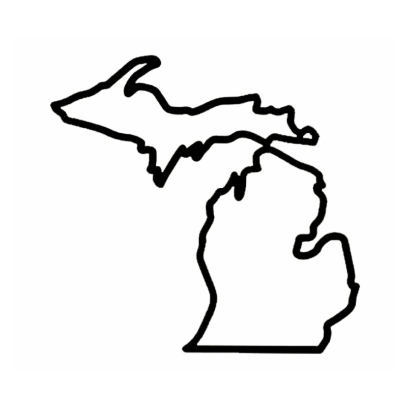 800x800 Hotmeini Michigan Mitten D Detroit Tigers Great Lakes Vinyl Decal