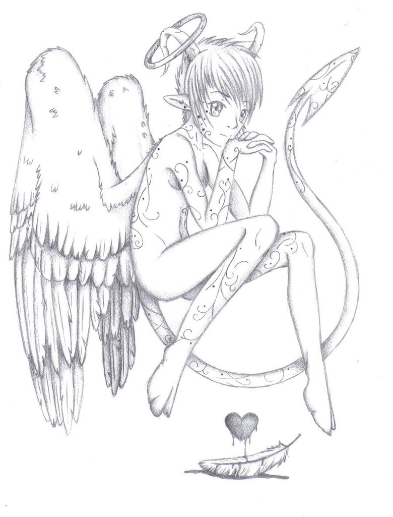 780x1025 Devil Angel By Ikairos