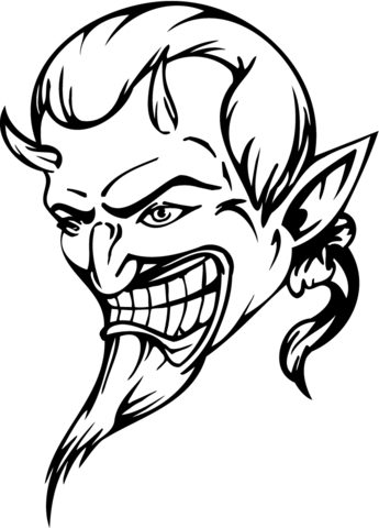 345x480 Devil Coloring Page Free Printable Coloring Pages