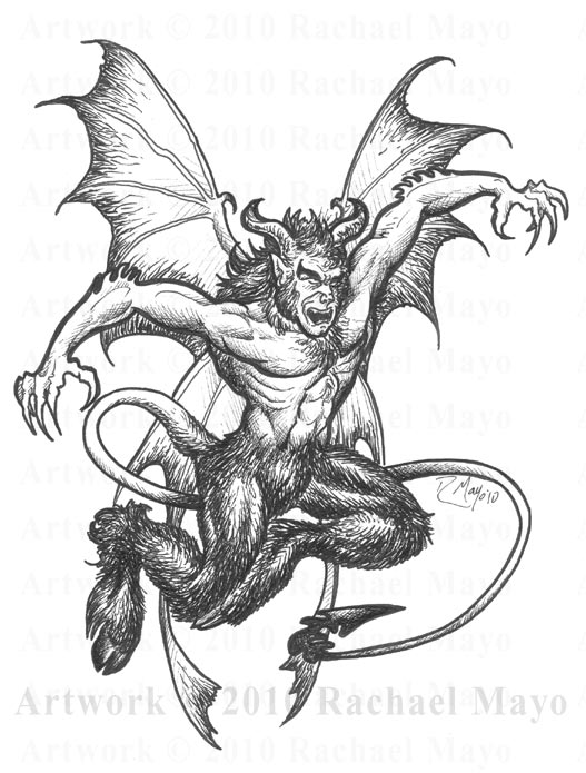 527x695 Tremorworks Devil Bw By Rachaelm5