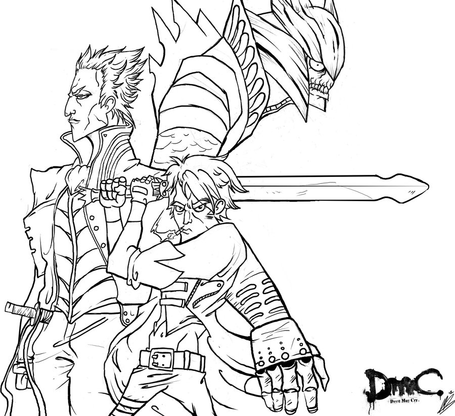 900x823 Devil May Cry Contest Drawing By Funeralofhearts0