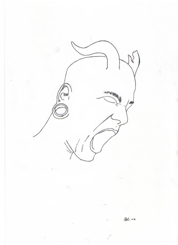 600x825 Devil's Broken Horn By Sy666