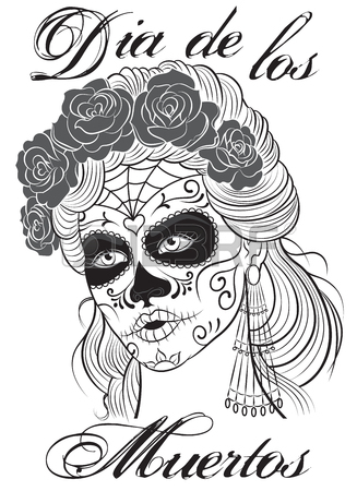 Dia De Los Muertos Drawing