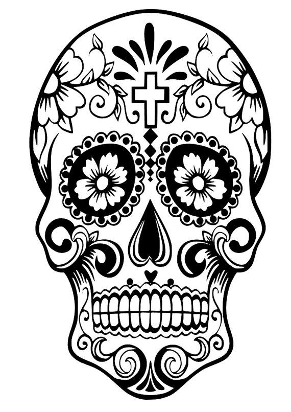 Dia De Los Muertos Drawing at GetDrawings | Free download