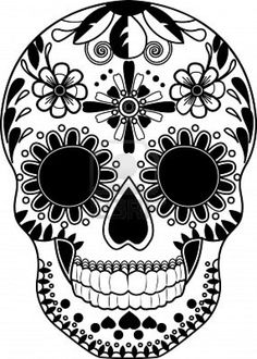 236x330 Sugar Skull Coloring Pages Sugar Skulls, Sugaring And Skull Design