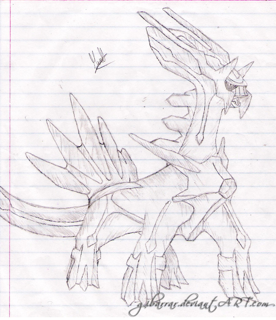 900x1045 How To Draw Dialga From Pokemon Step 7 Pictures To Pin