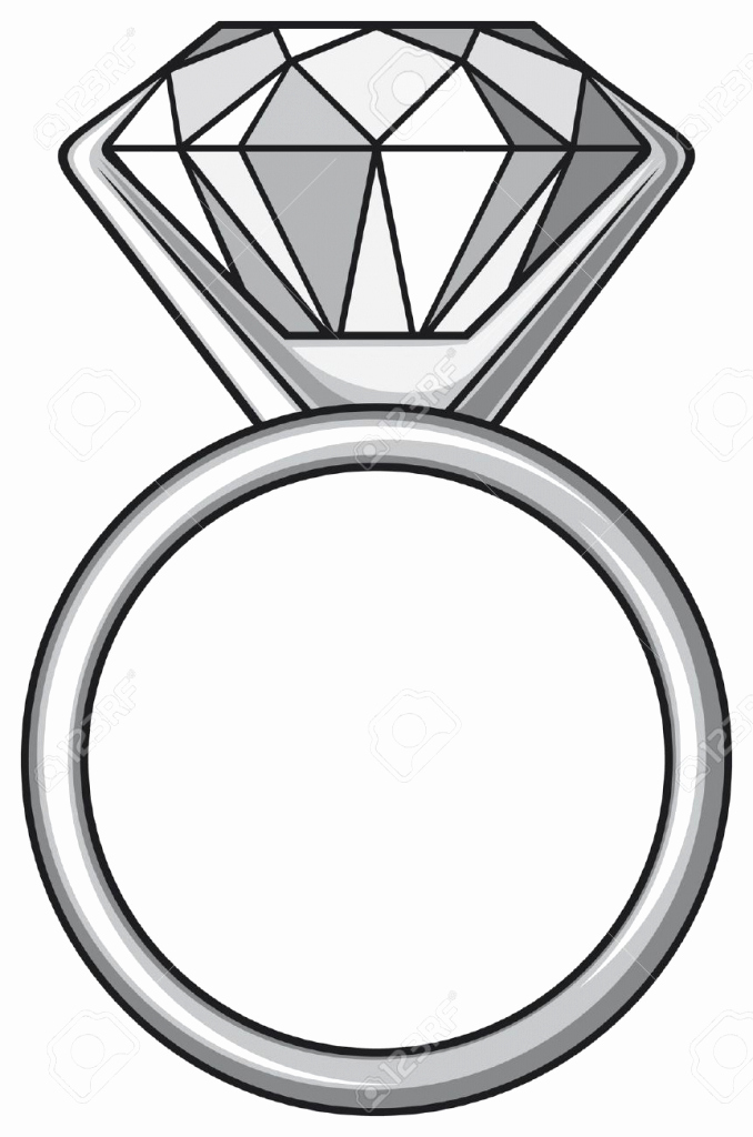 678x1024 52 Luxury Diamond Ring Drawing
