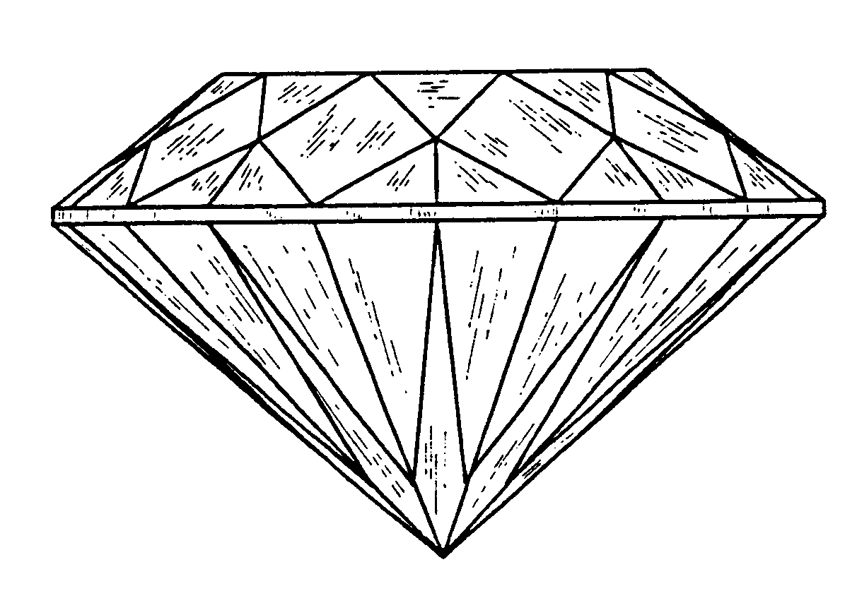 1212x847 Simple 3d Diamond Drawing How To Draw A Diamond (Easy)
