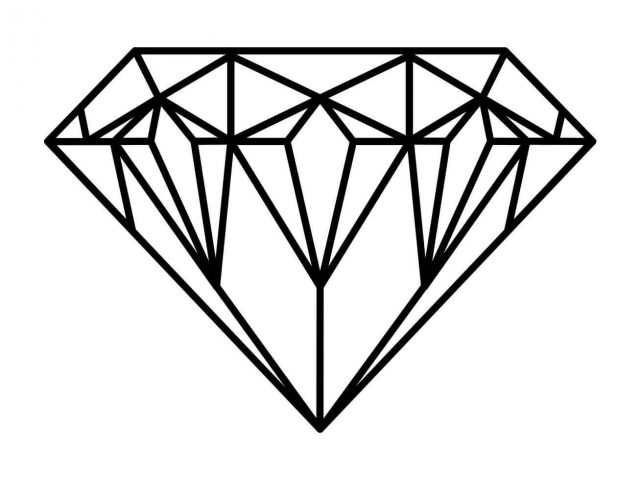 640x480 The Images Collection Of How Easy Drawings Diamond To Draw A Free