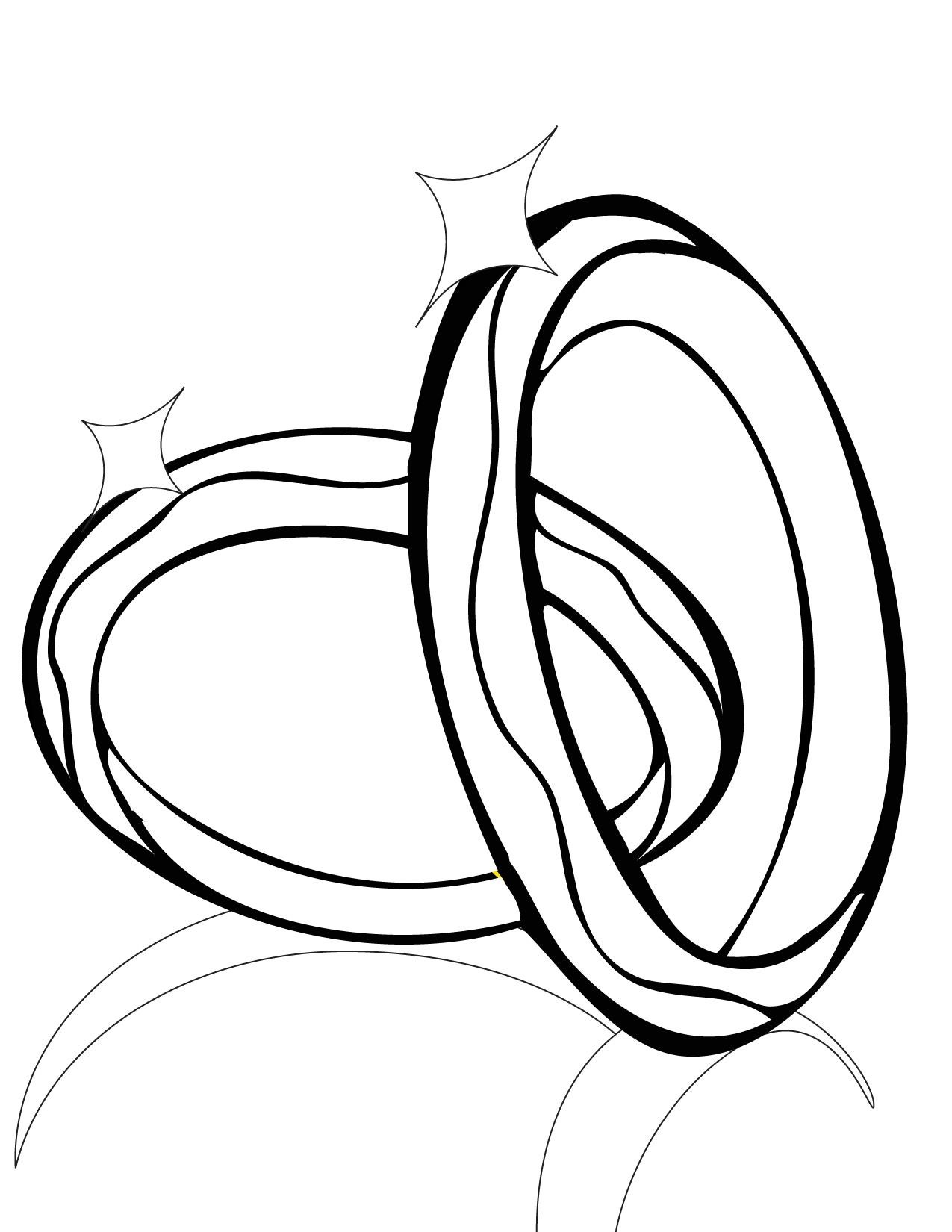 1275x1650 Wedding Rings Ring Drawing Easy How To Draw A Diamond Ring Easy