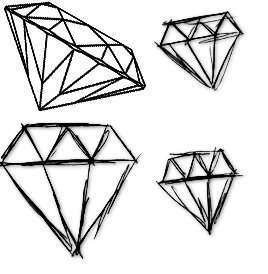 268x274 Diamond Drawing