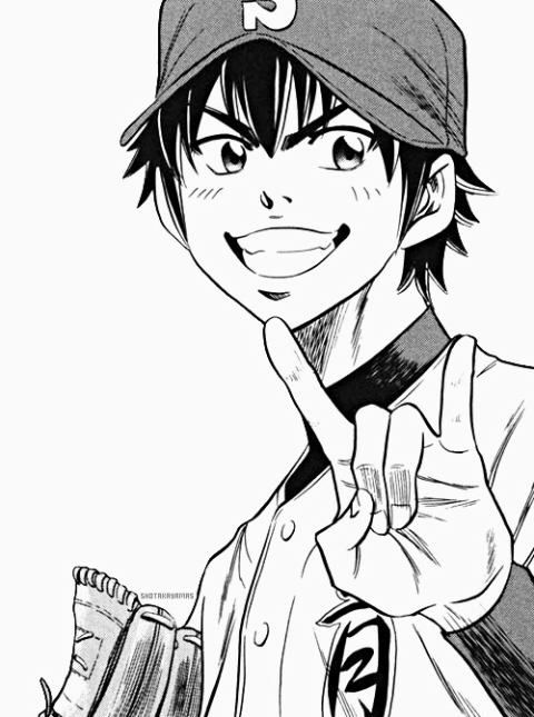 480x645 Drawing Sawamura Eijun From Ace Of Diamond Anime Amino