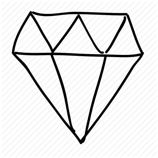 512x512 Diamond, Drawn, Engagement, Handdrawn, Jewelry, Sketch, Sketchy