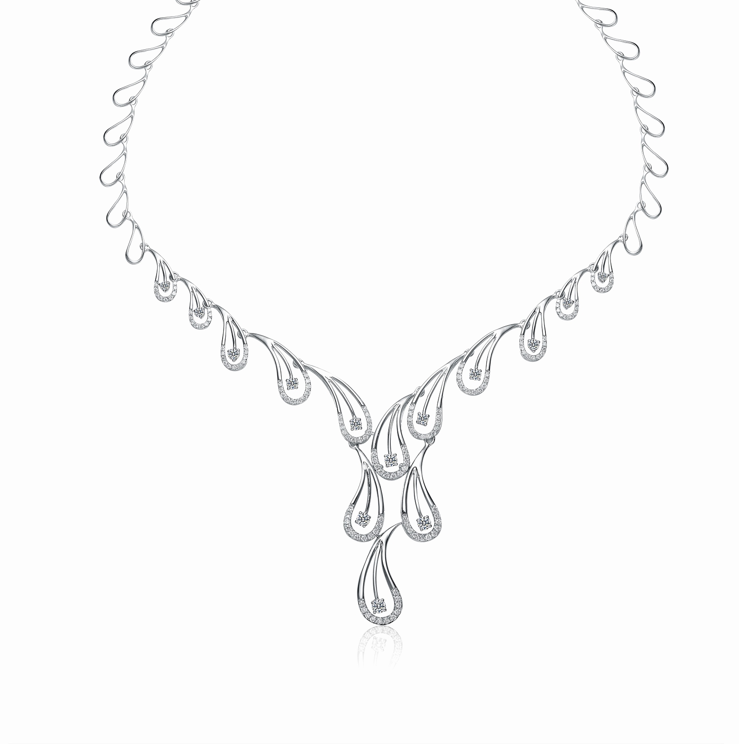1500x1510 Fresh Simple Diamond Necklaces For Women Jewellry's Website