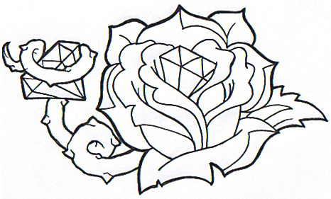 466x281 Diamond Rose By St Ink