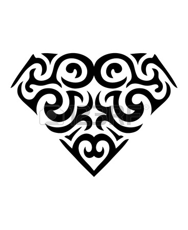 367x450 Diamond Symbol Tattoo Royalty Free Cliparts, Vectors, And Stock