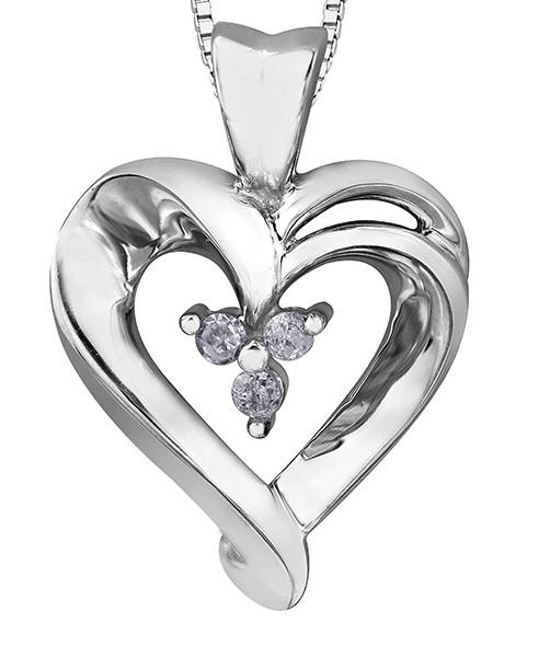 502x600 Diamond Heart Pendant