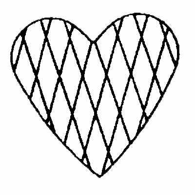 400x400 Purple Daisy Design Bit 132 Diamond Heart