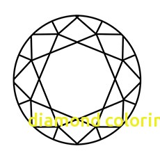 230x230 Diamond Coloring Page Coloringpageforkids.co