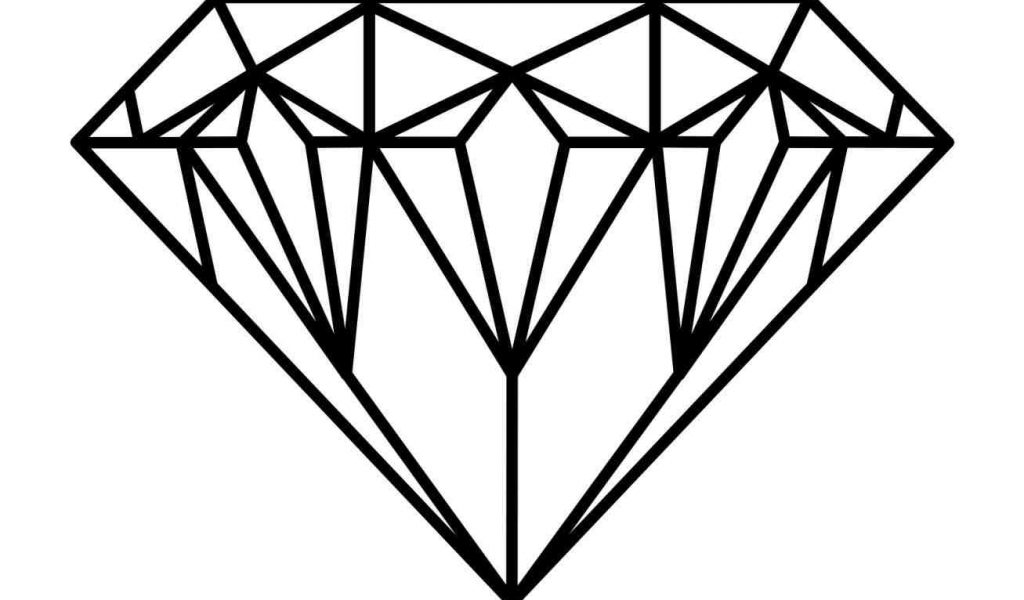 1024x600 The Images Collection Of How Easy Drawings Diamond To Draw A Free