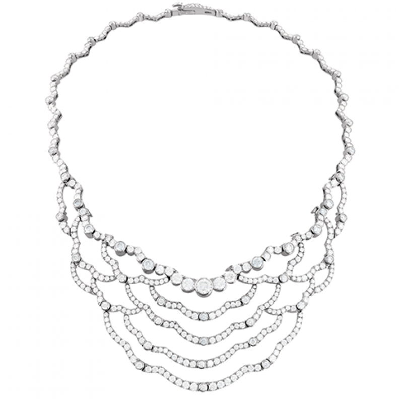 800x800 Lorelei Chandelier Diamond Necklace