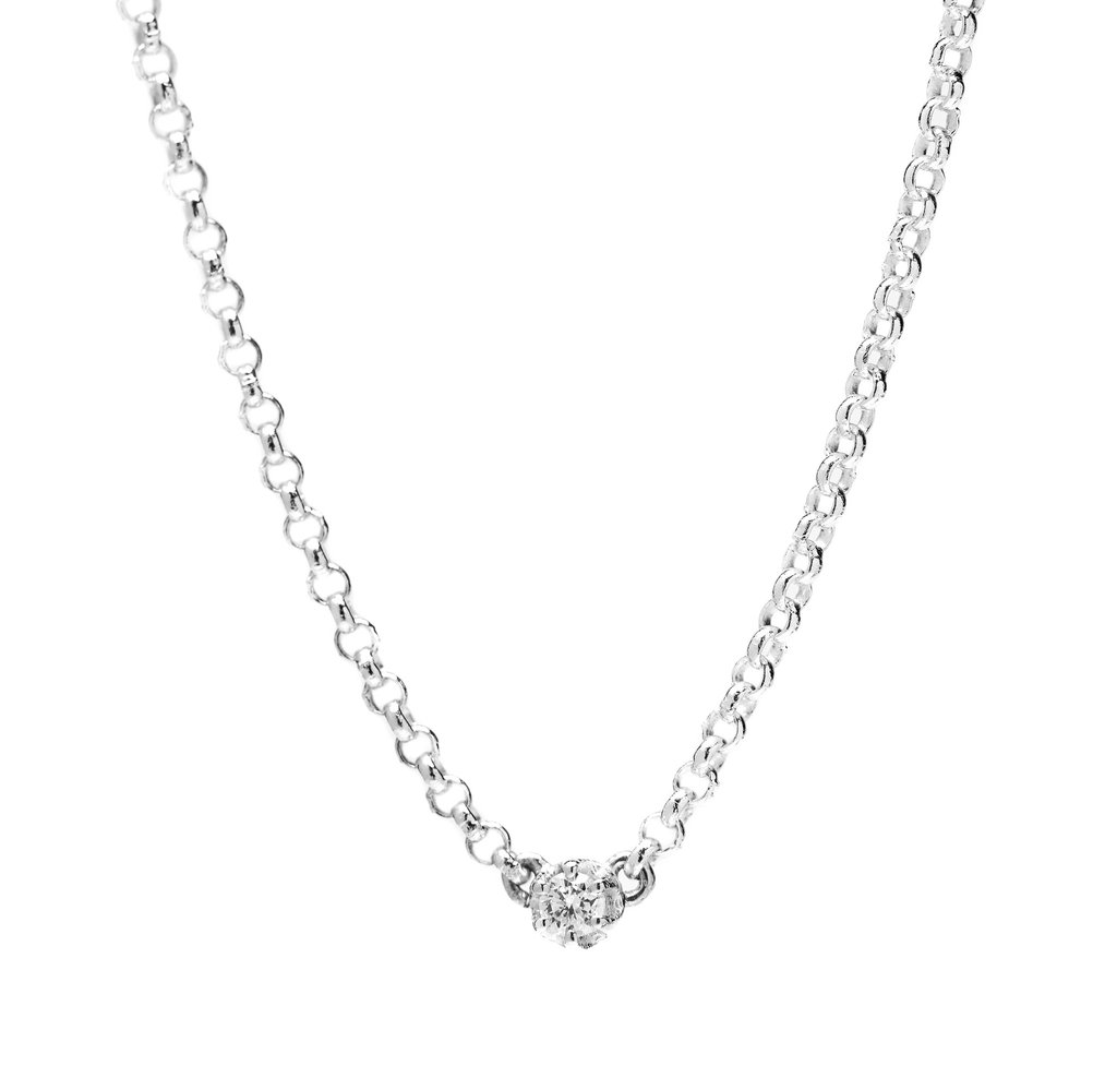 1024x999 Seis Classic Diamond Necklace White Gold Lucy Amp Mui