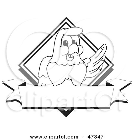 450x470 Royalty Free (Rf) Clipart Illustration Of A Bald Eagle Hawk