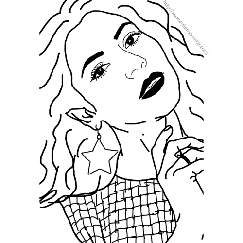 500x500 Marina And The Diamonds Outline Tumblr