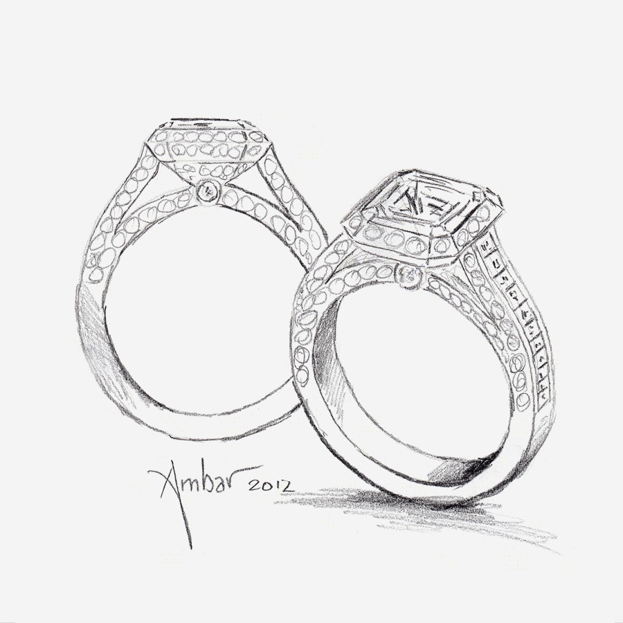 900x900 New Draw Diamond Ring