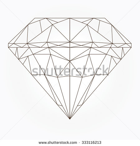 450x470 Photos Diamond Sketch Black And White,