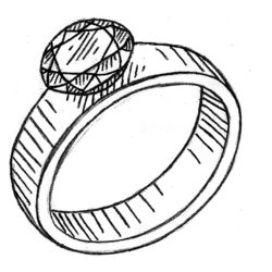 250x250 Ring Drawing, Pencil, Sketch, Colorful, Realistic Art Images