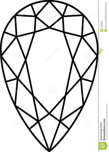 430x599 Drawn Diamond Diamond Shaped