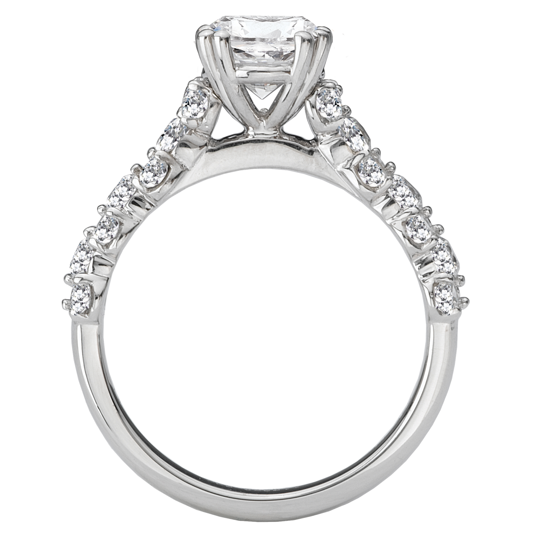 1800x1800 Classic Semi Mount Diamond Ring Little's Jewelers